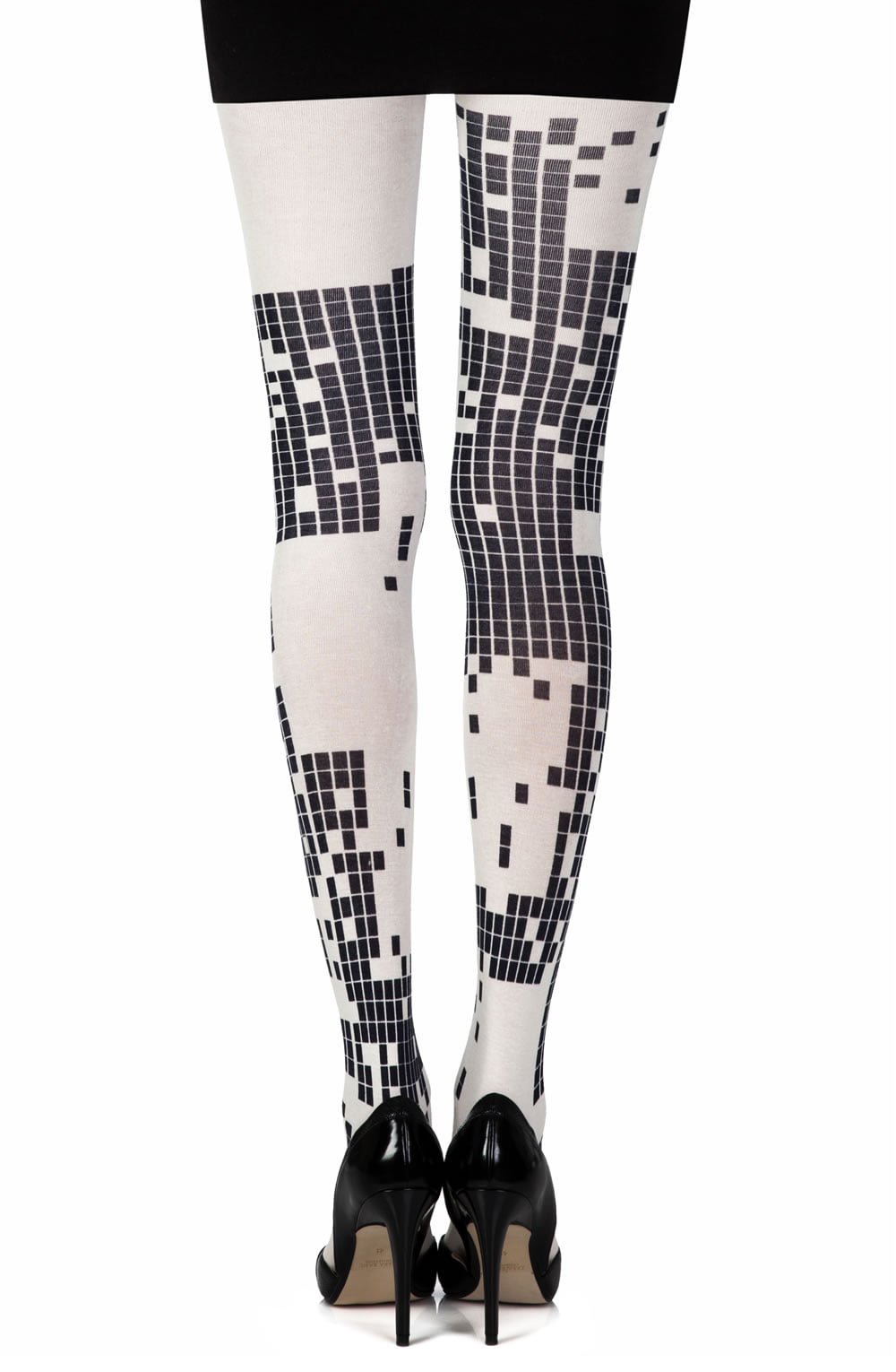 Game Boy Cream Print Tights Hosiery Tights