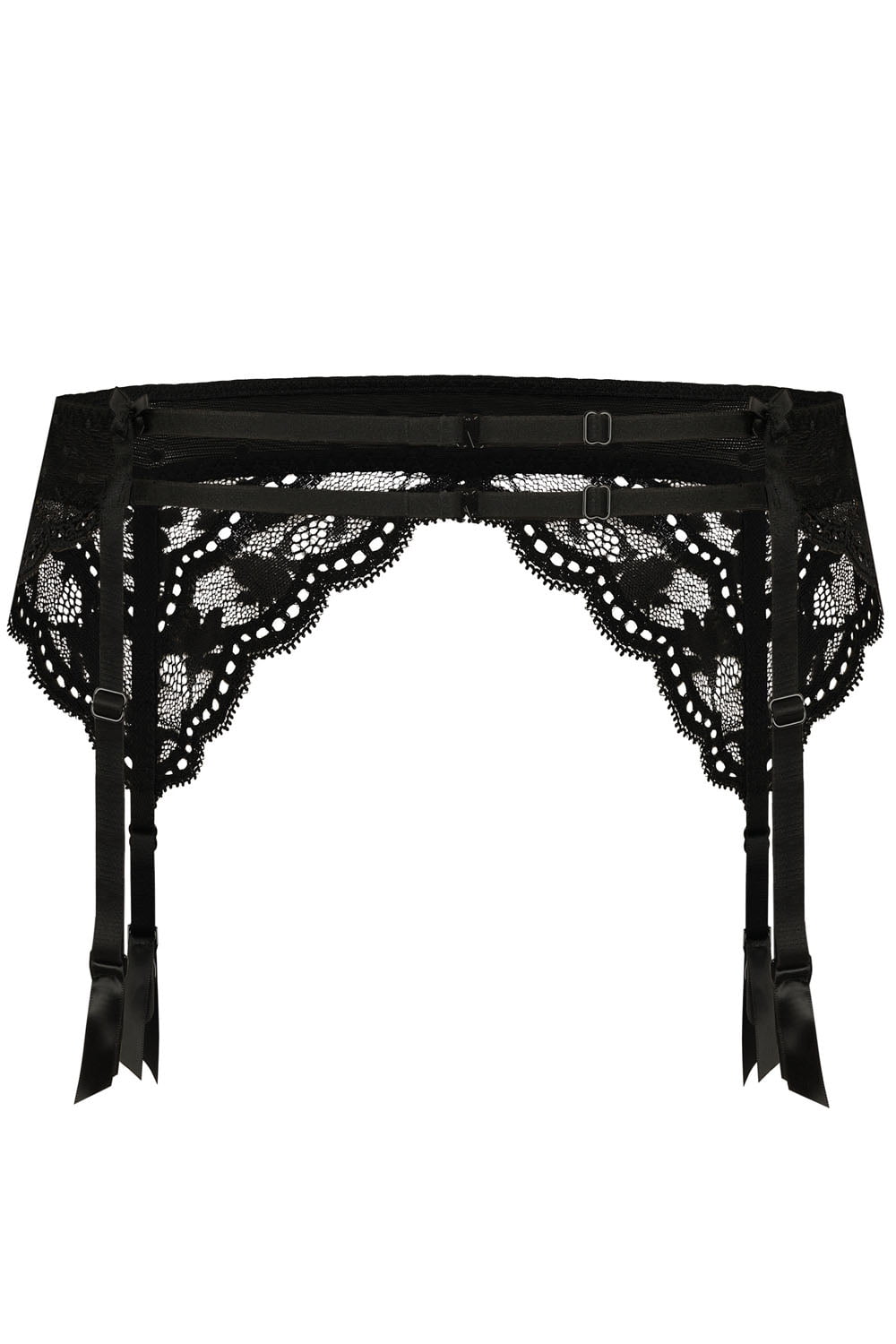 Lagerta Suspender Belt Black Hosiery Hosiery