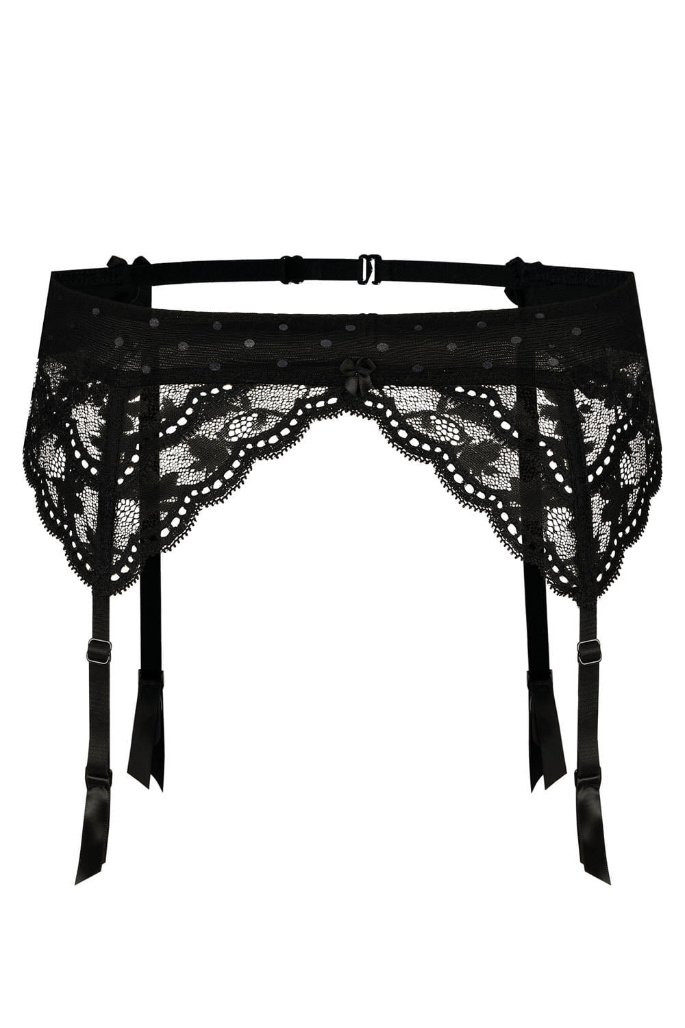 Lagerta Suspender Belt Black Hosiery Hosiery