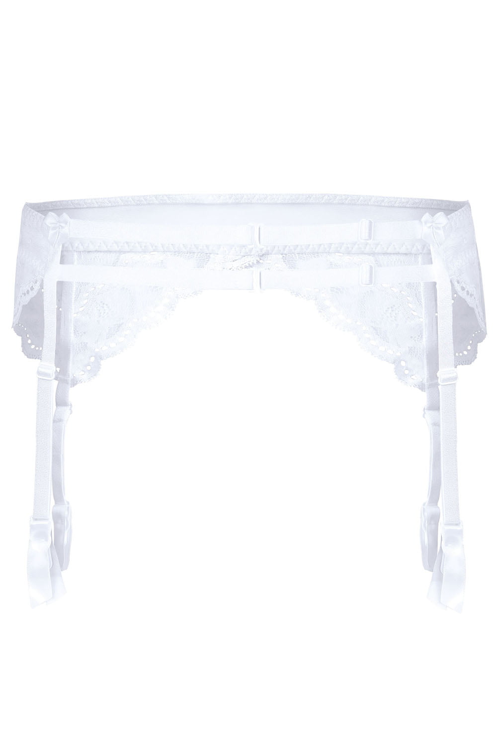 Lagerta Suspender Belt White Bridal Hosiery