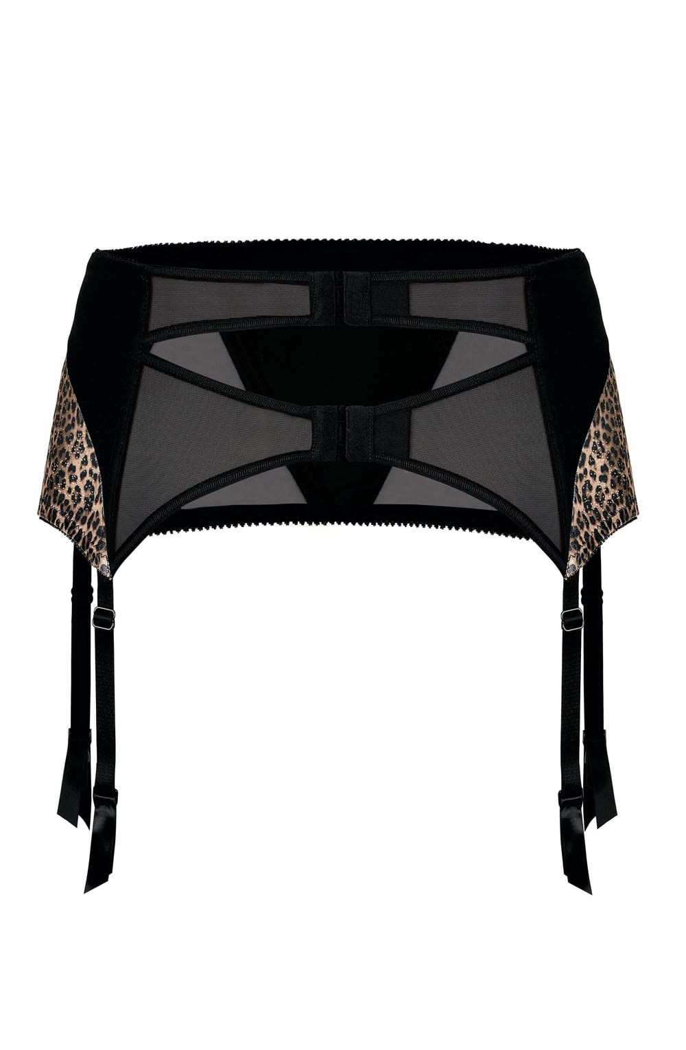 Zoje Suspender Belt Black Hosiery Suspender Belts