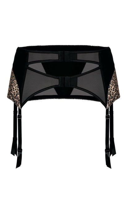 Zoje Suspender Belt Black Hosiery Suspender Belts