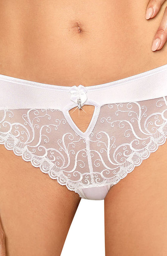 Anuk Brief White Bridal Briefs and Thongs