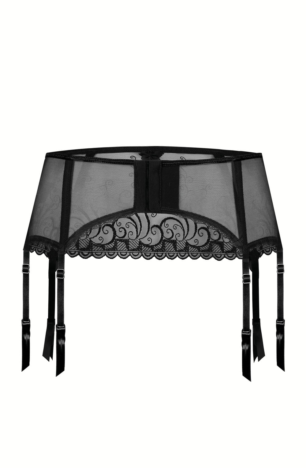 Anuk Suspender Belt Black Hosiery Hosiery