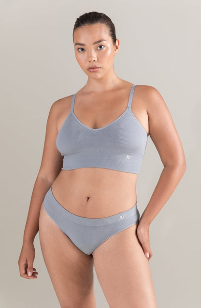 The TENCEL™ Seamless Bralette Storm Grey Everyday Lingerie Sets