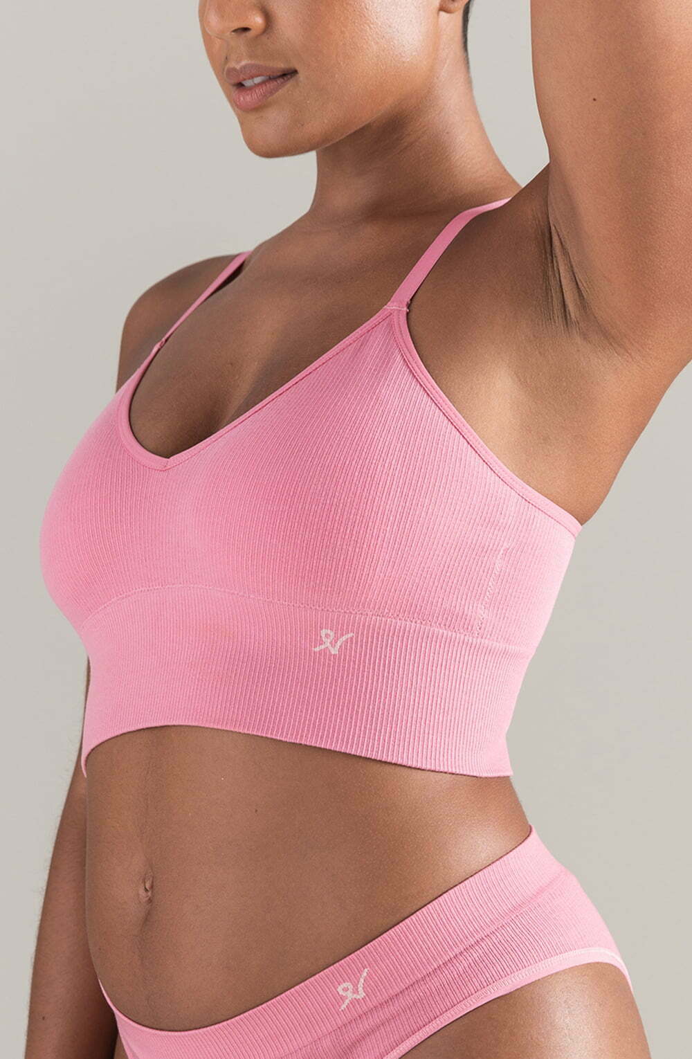 The TENCEL™ Seamless Bralette Rose Pink Everyday Lingerie Sets