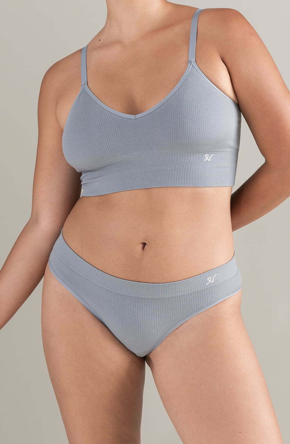The TENCEL™ High Leg Brief Storm Grey Shapewear Briefs and Thongs
