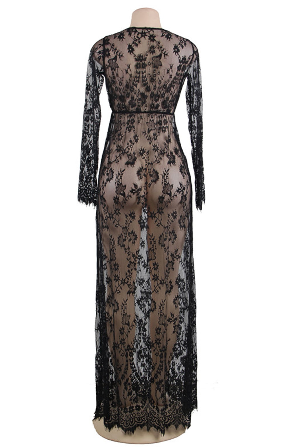 YX Long Gown & Thong Bedroom Wear Nightwear