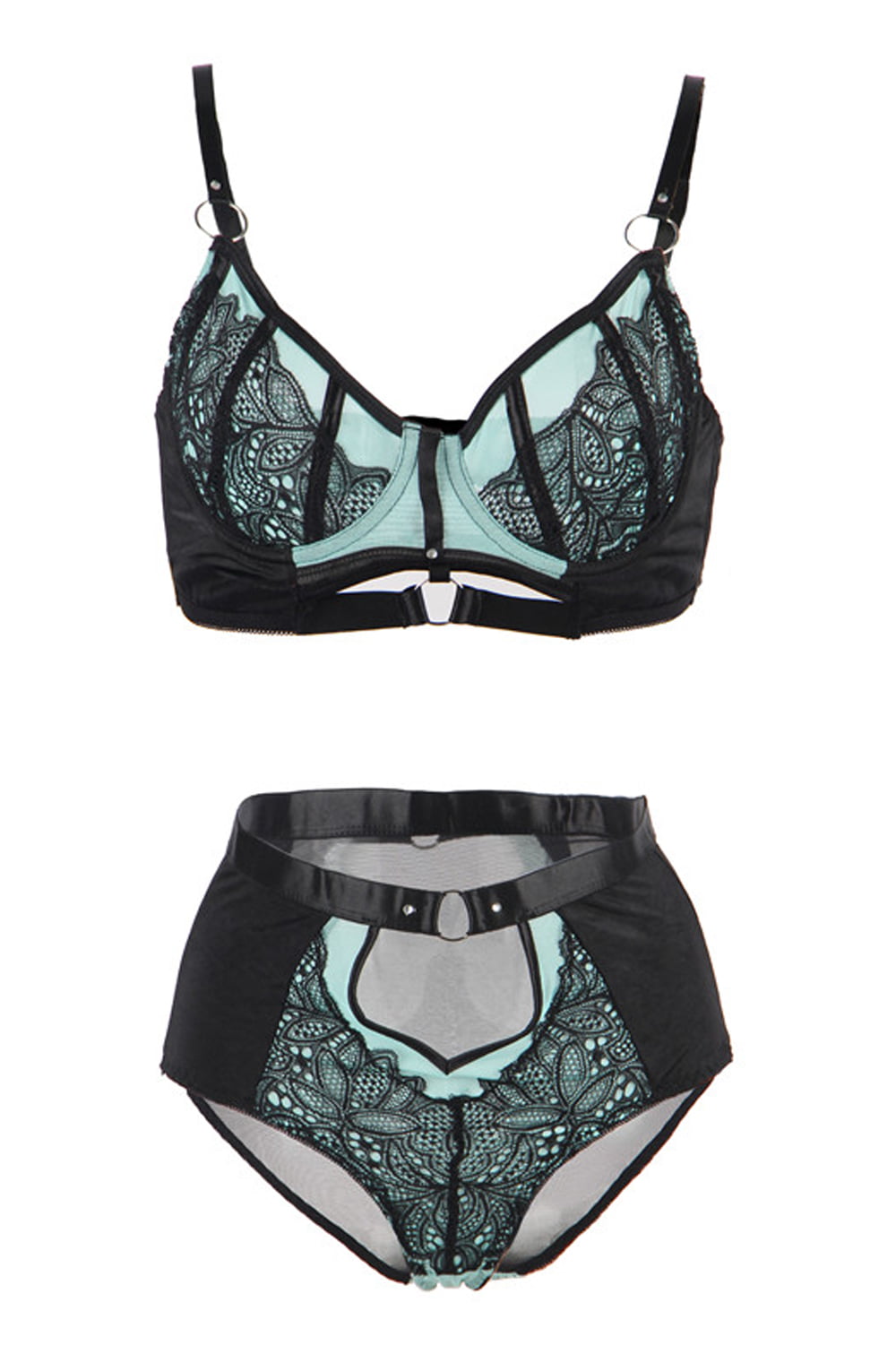 YX Blue Bra Set Everyday Lingerie Sets