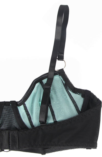 YX Blue Bra Set Everyday Lingerie Sets