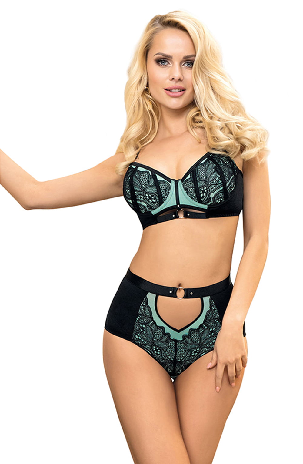 YX Blue Bra Set Everyday Lingerie Sets