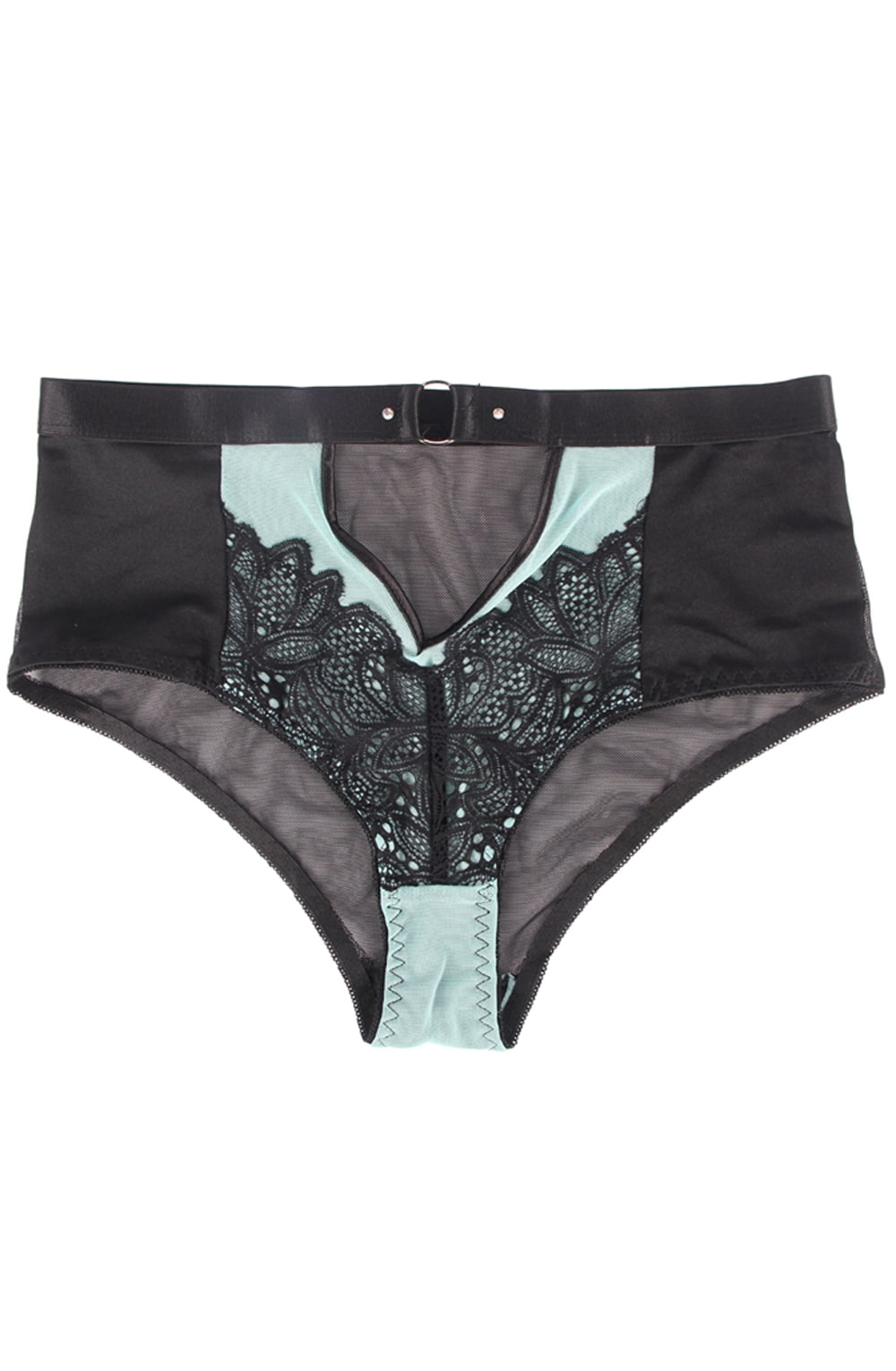 YXQ Blue Bra Set Plus Sizes Lingerie Sets