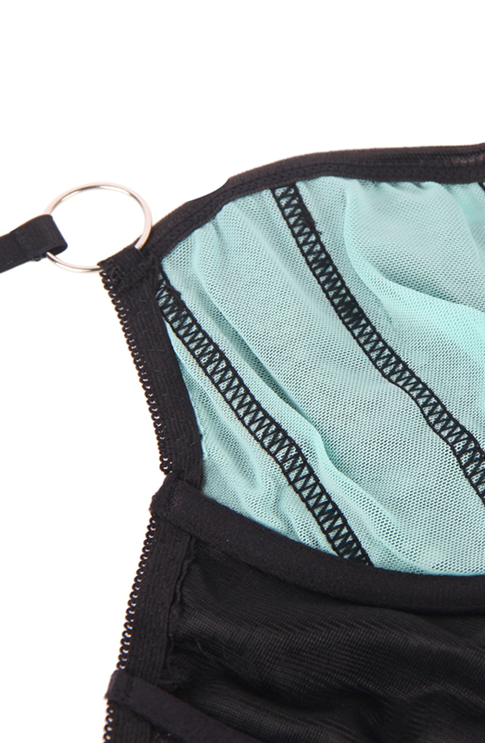 YXQ Blue Bra Set Plus Sizes Lingerie Sets