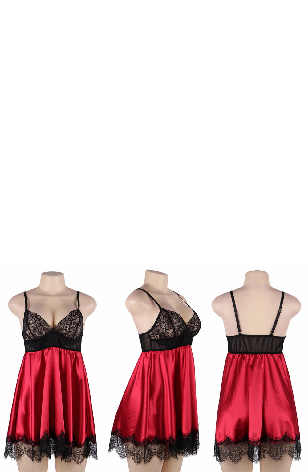 YX Babydoll & Blindfold Bedroom Wear Babydolls