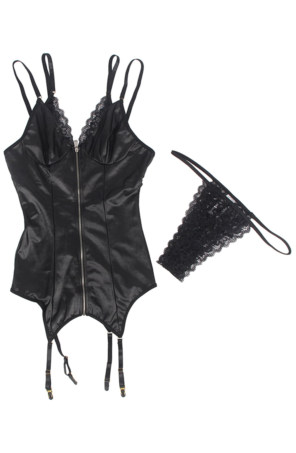 YX Gartered Babydoll Bedroom Wear Corsets