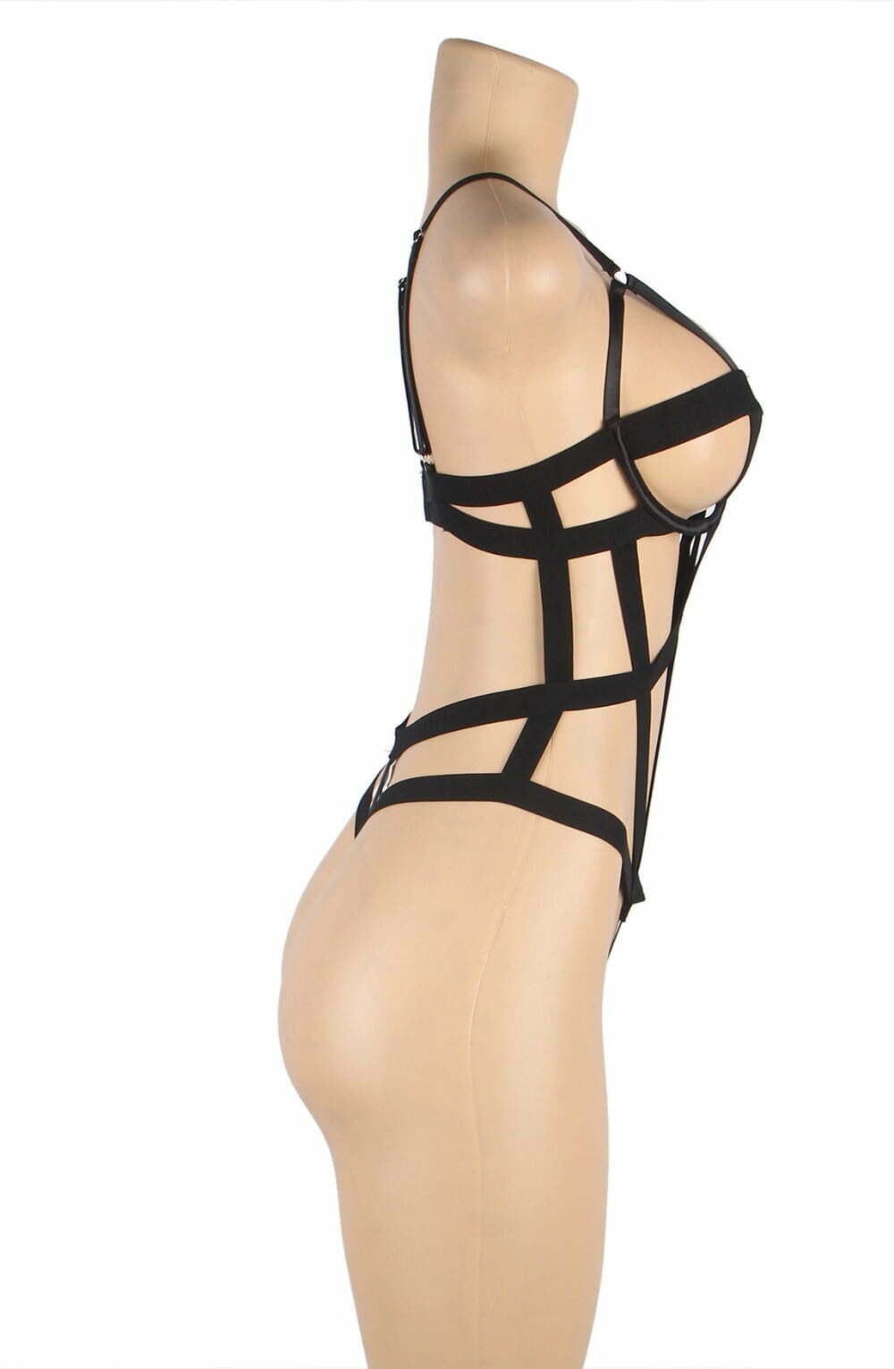 YXQ Body Black Plus Sizes Lingerie Sets