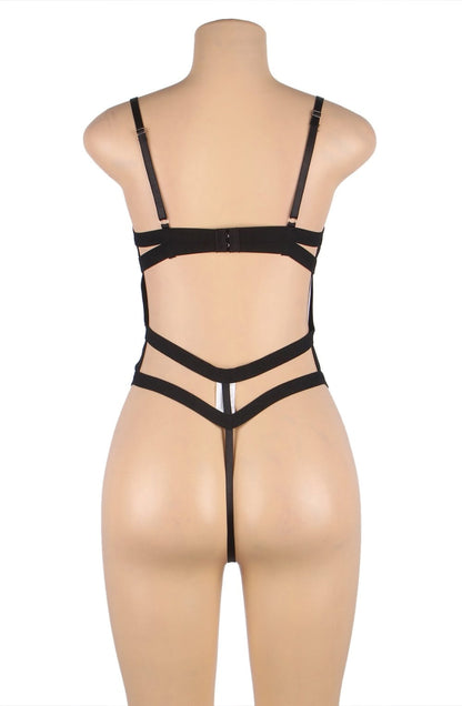 YXQ Body Black Plus Sizes Lingerie Sets
