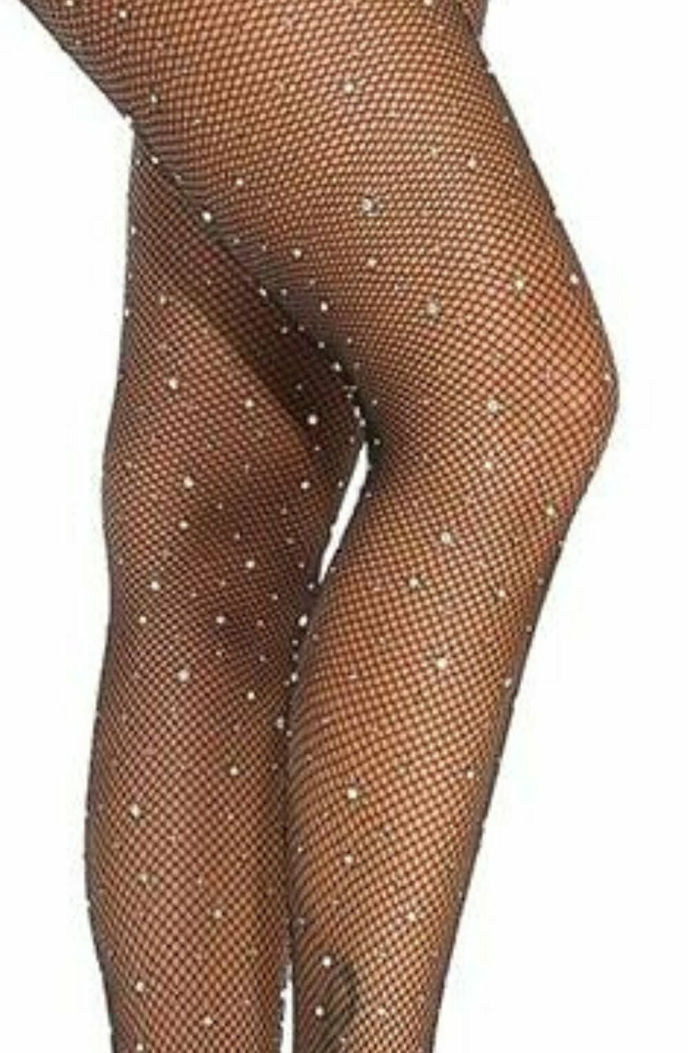 YX Sparkly Fishnet Black Bedroom Wear Tights