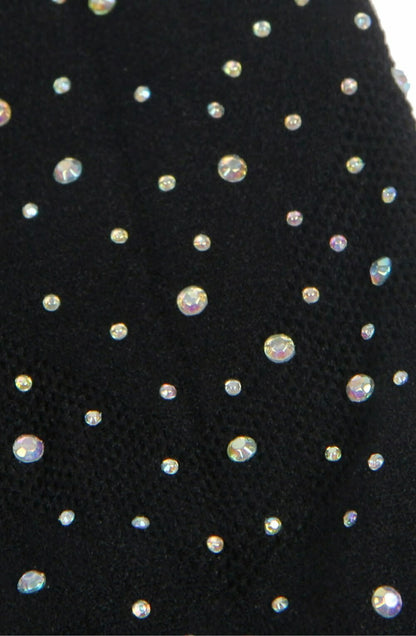 YXQ Sparkly Black Dress Shapewear Dresses
