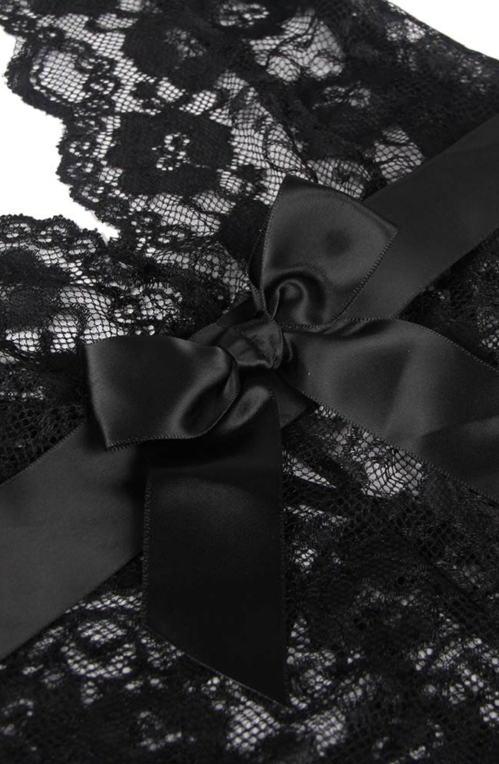 YX Black Teddy Bedroom Wear Lingerie Sets