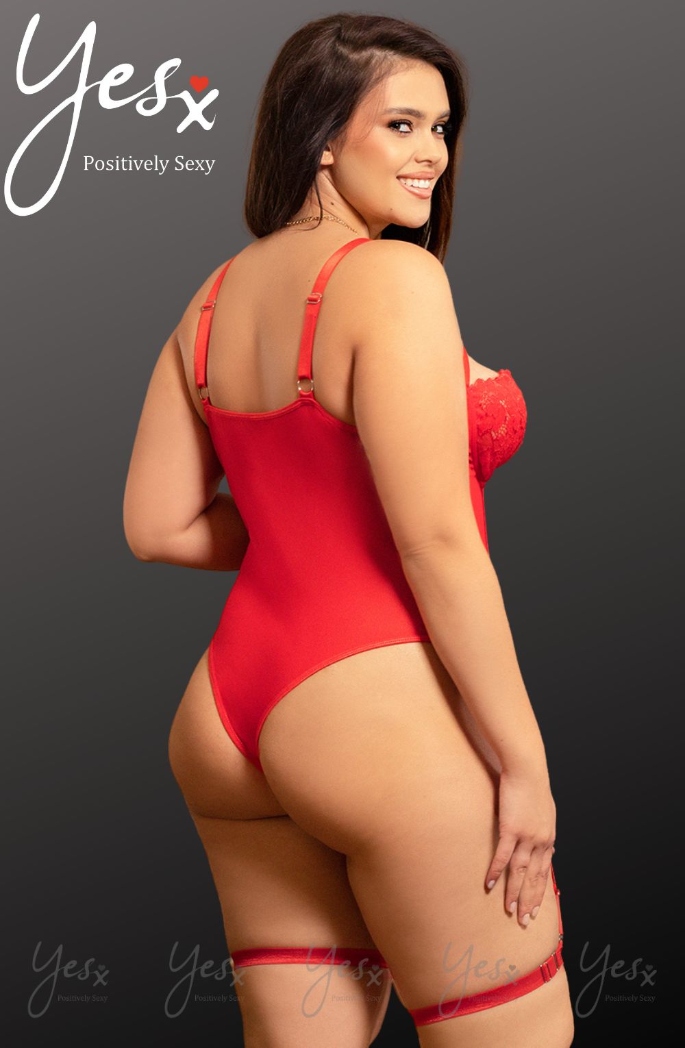 YXQ Red Bodysuit Plus Sizes Bodies