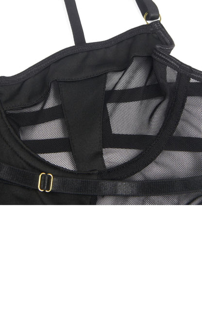 YX Black Body Bedroom Wear Bodies