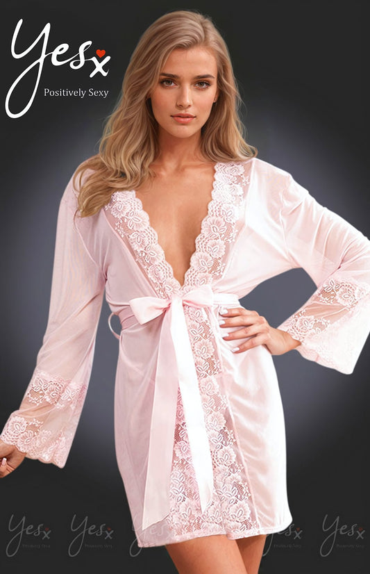 YX Dressing Gown Pink Nightwear Robes