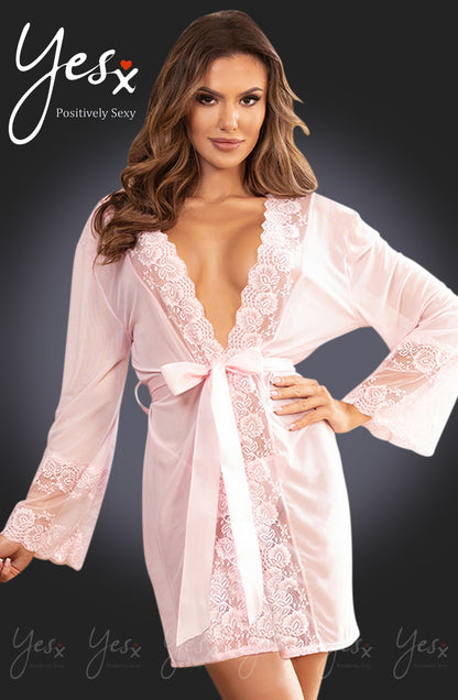 YX Dressing Gown Pink Nightwear Robes