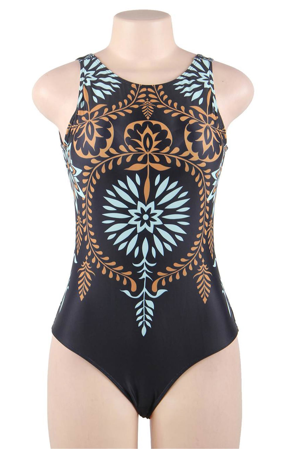 YX One Piece Swimsuit Navy Everyday Swimwear