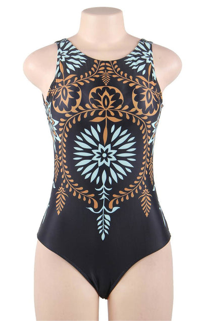 YX One Piece Swimsuit Navy Everyday Swimwear