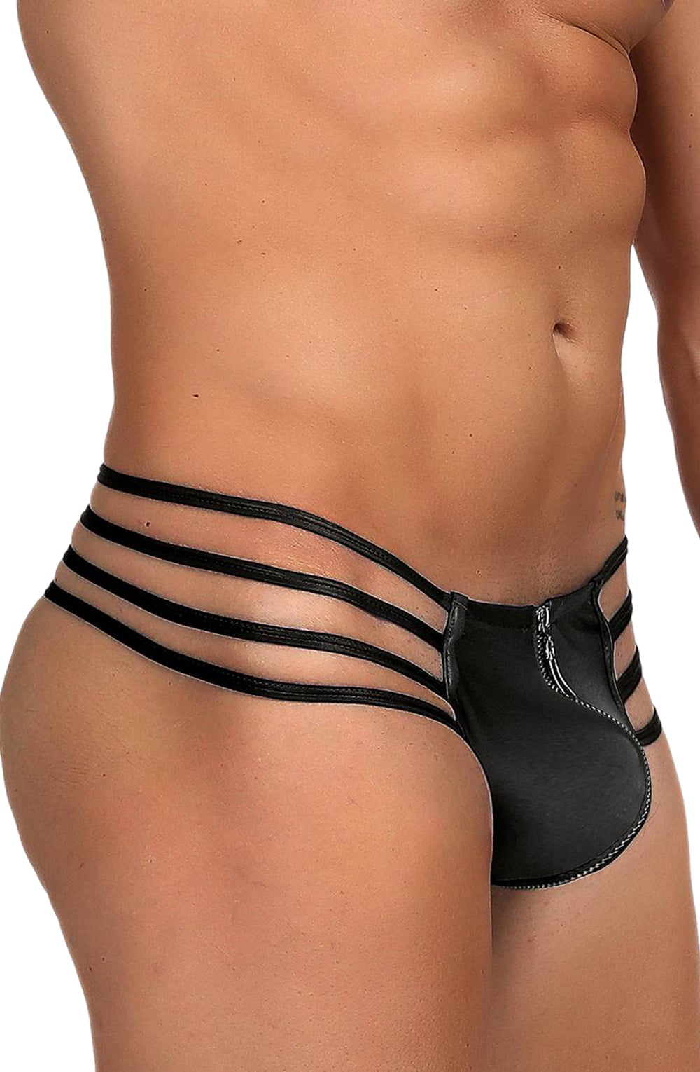YX Men's Thong Black Men's