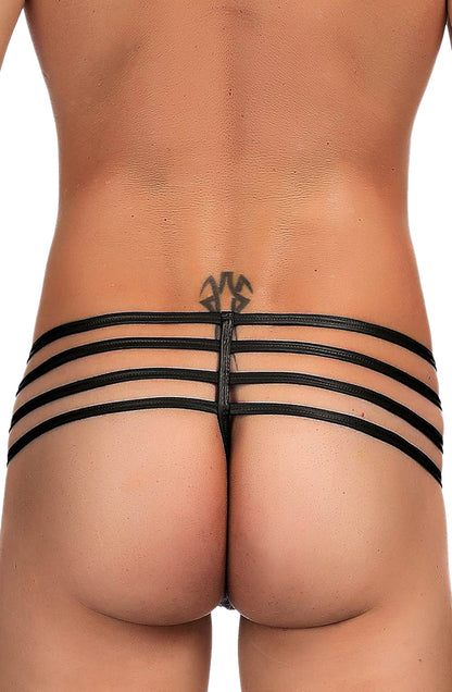 YX Men's Thong Black Men's
