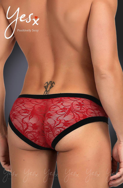 Men's Brief Red/Black Men's