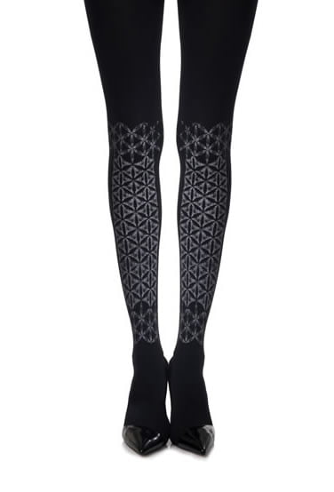 Frozen Shapes Print Tights Hosiery Hosiery