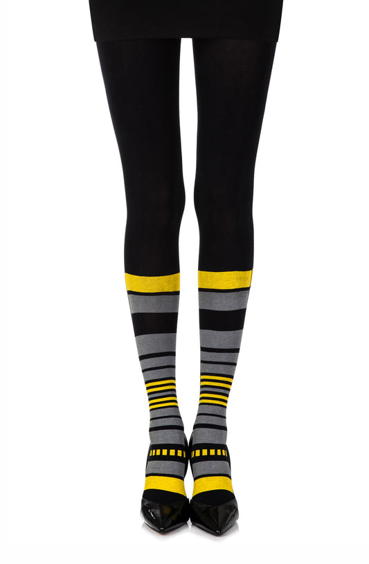 It's Britney Black Print Tights Hosiery Hosiery