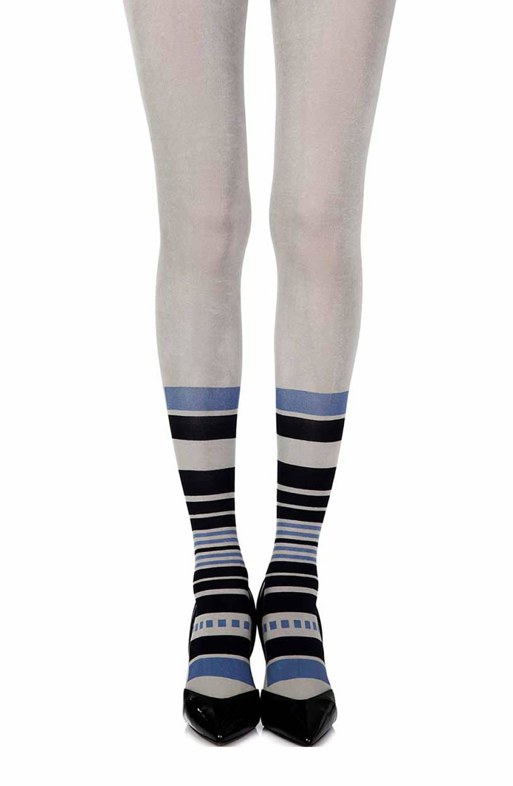 It's Britney Grey Print Tights Hosiery Hosiery