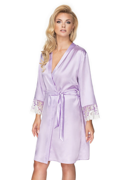 Andromeda Dressing Gown Lavender Bedroom Wear Nightwear