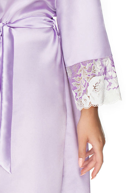 Andromeda Dressing Gown Lavender Bedroom Wear Nightwear