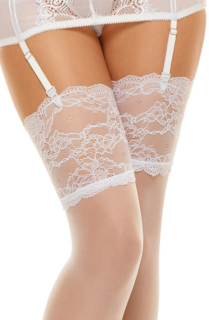BN Romance Stockings White Bedroom Wear Hosiery