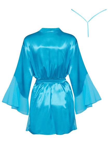 BN Marlene Peignoir Turquoise Bedroom Wear Nightwear