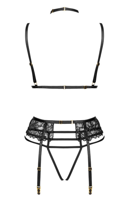 BN Noemi Set Black Bedroom Wear Lingerie Sets
