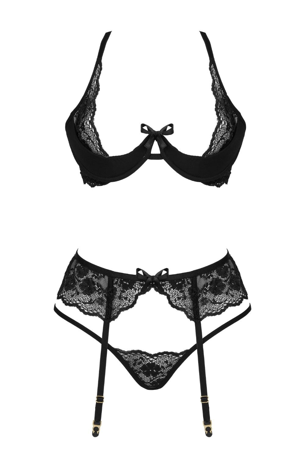 BN Rose Set Black Everyday Bras