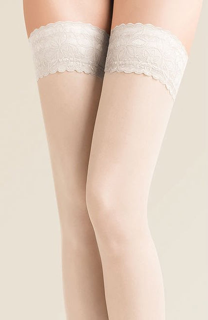 Calze Hold Ups White Bridal Hosiery
