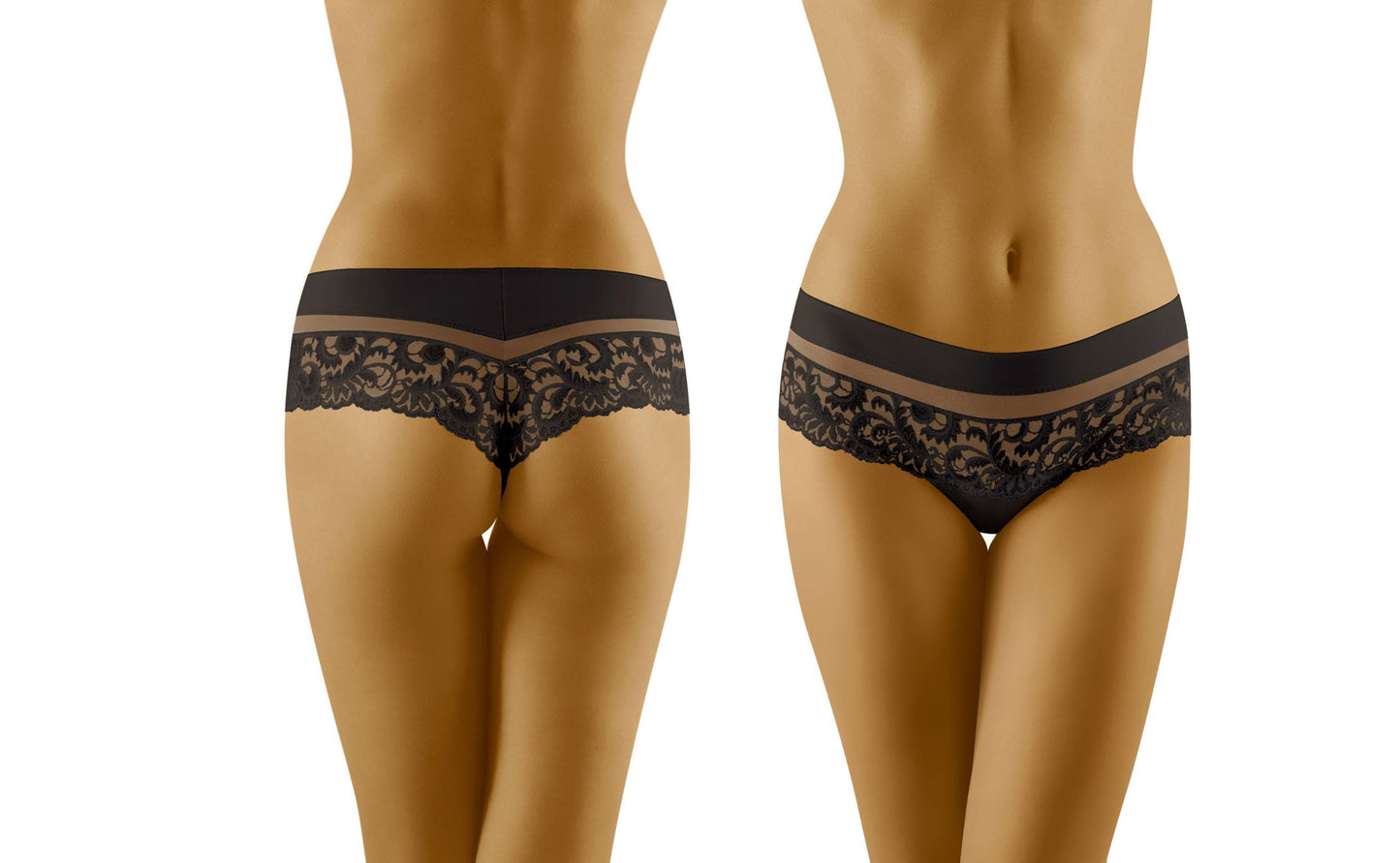 Cantata Black Everyday Briefs and Thongs