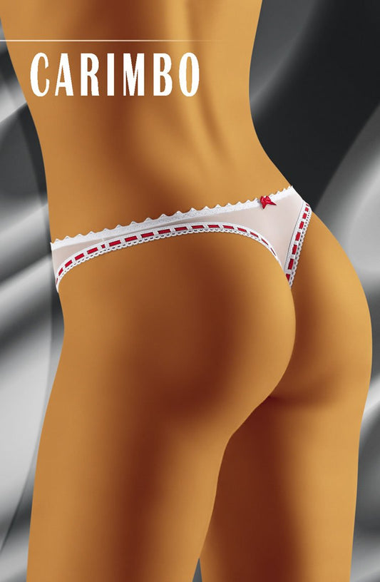 Carimbo White Bridal Briefs and Thongs