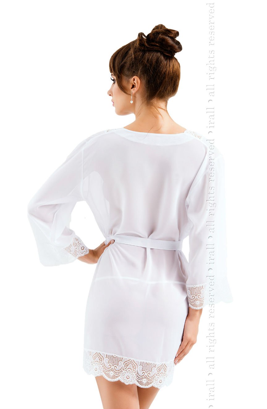 Cassidy Dressing Gown White Bedroom Wear Nightwear