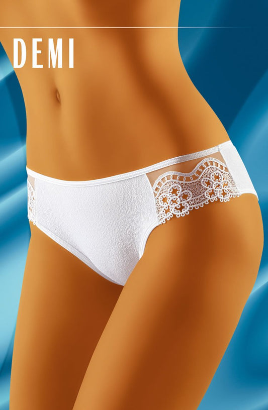 Demi White Bridal Briefs and Thongs