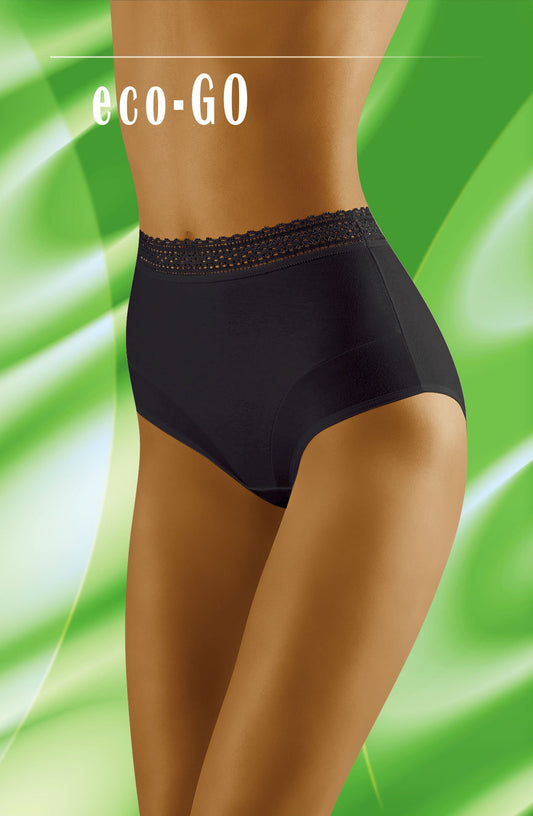Eco-Go Black Plus Sizes Briefs and Thongs