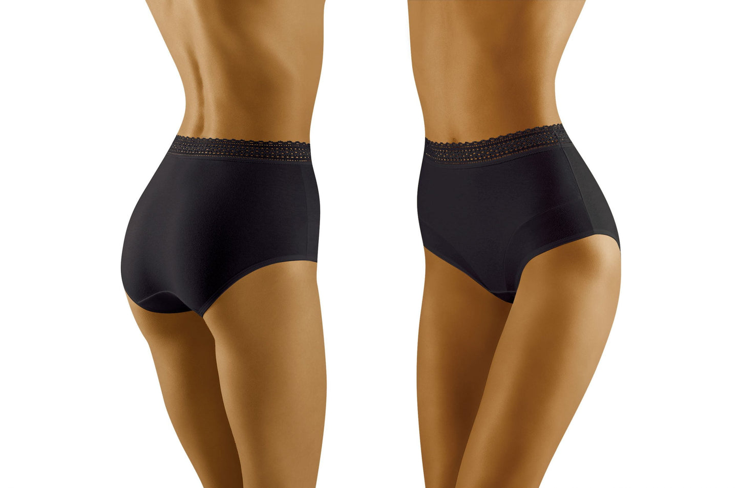 Eco-Go Black Plus Sizes Briefs and Thongs