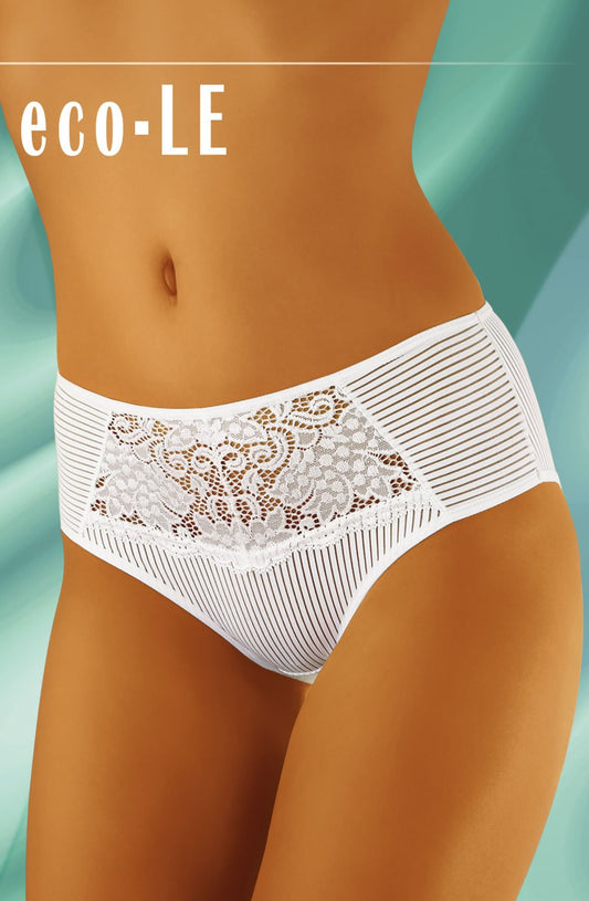 eco-Le White Plus Sizes Briefs and Thongs